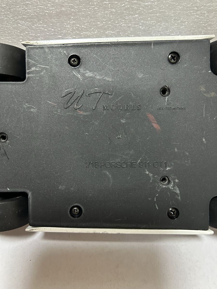 レア希少！UT MODELES！PORSCHE 911 GT1！ダイキャストミニカー！1/18スケール！ジャンク品！当時物！_画像10