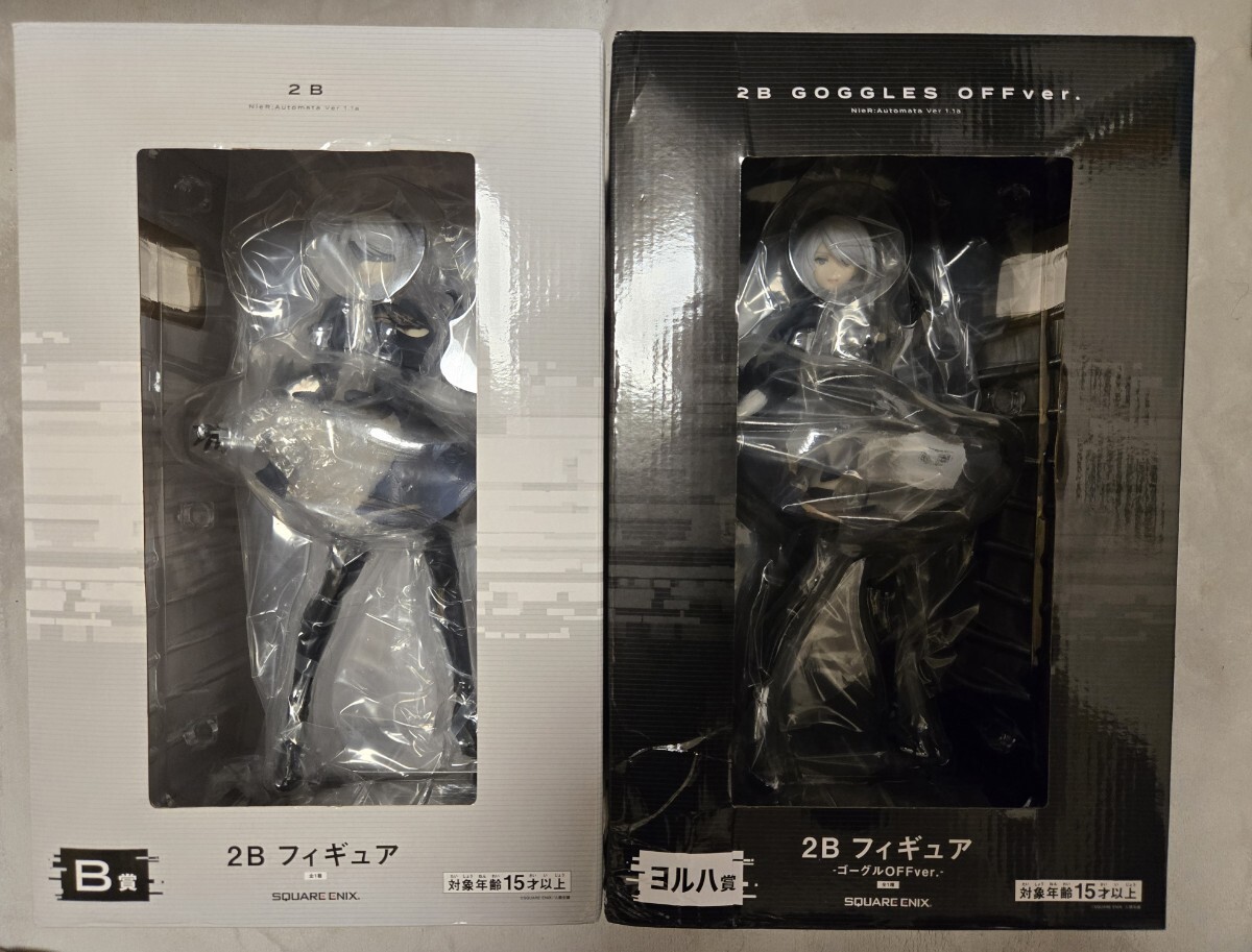 NieR 放送記念くじ A賞、B賞、E賞 4点、ヨルハ賞 NieR Automata ver1 1a 放送記念くじ 2B 一番くじ フィギュア B