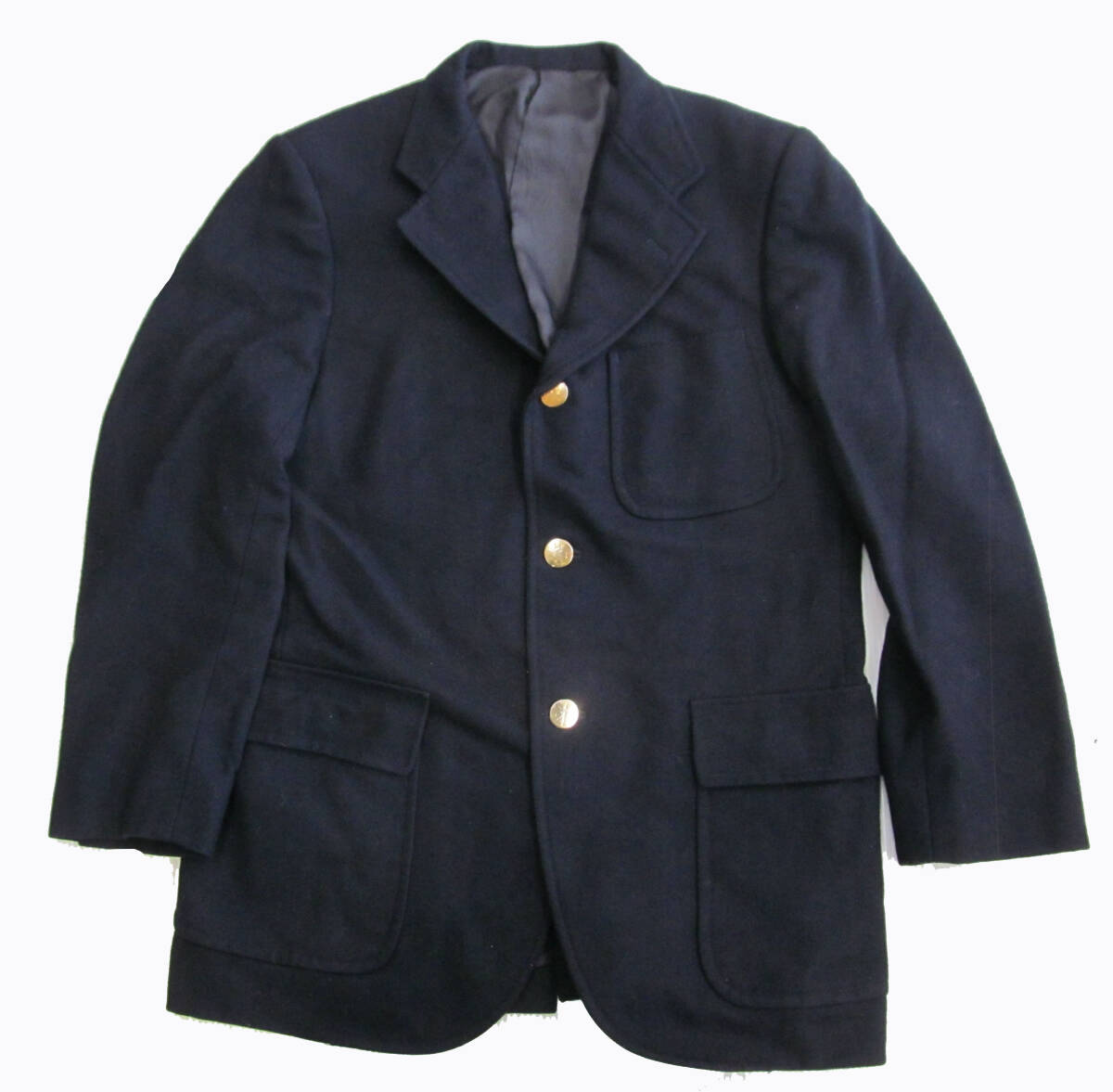 Kent by VAN JAC ヴァン ケント 金ボタン 紺 ブレザー テーラードジャケット 170-87-76 F55_画像1