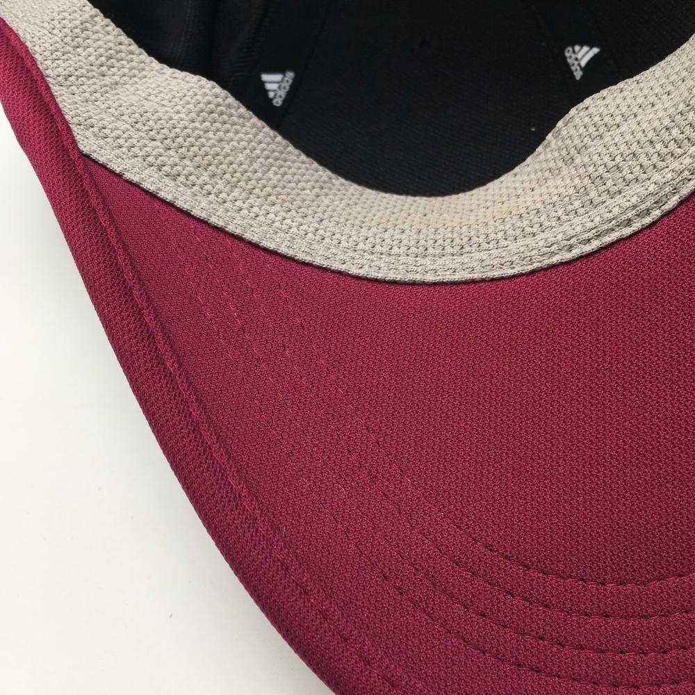 アディダス キャップ 黒×ピンク シルバーロゴ フリー(56-58cm) ゴルフウェア adidas_画像9