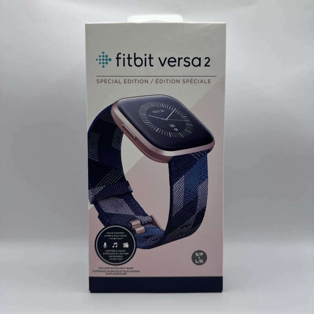 ★新品★定価3.2万円★fitbit versa2 special edition/フィットビット/ヴェルサ2/スマートウォッチ/スマートバンド/フィットネス/ネイビー