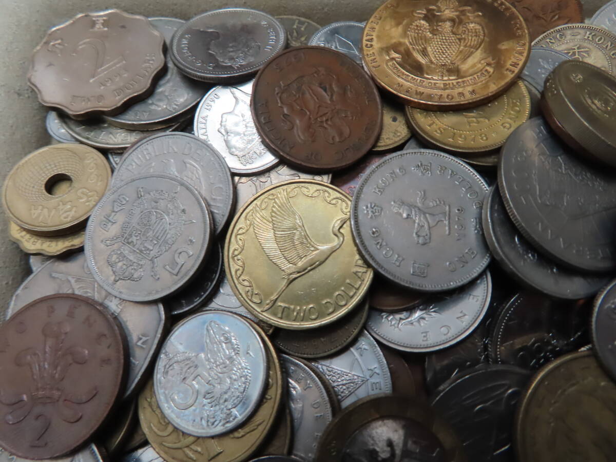 Yahoo!オークション - ・76571 外国銭 大量まとめ 約2.5kg 外国