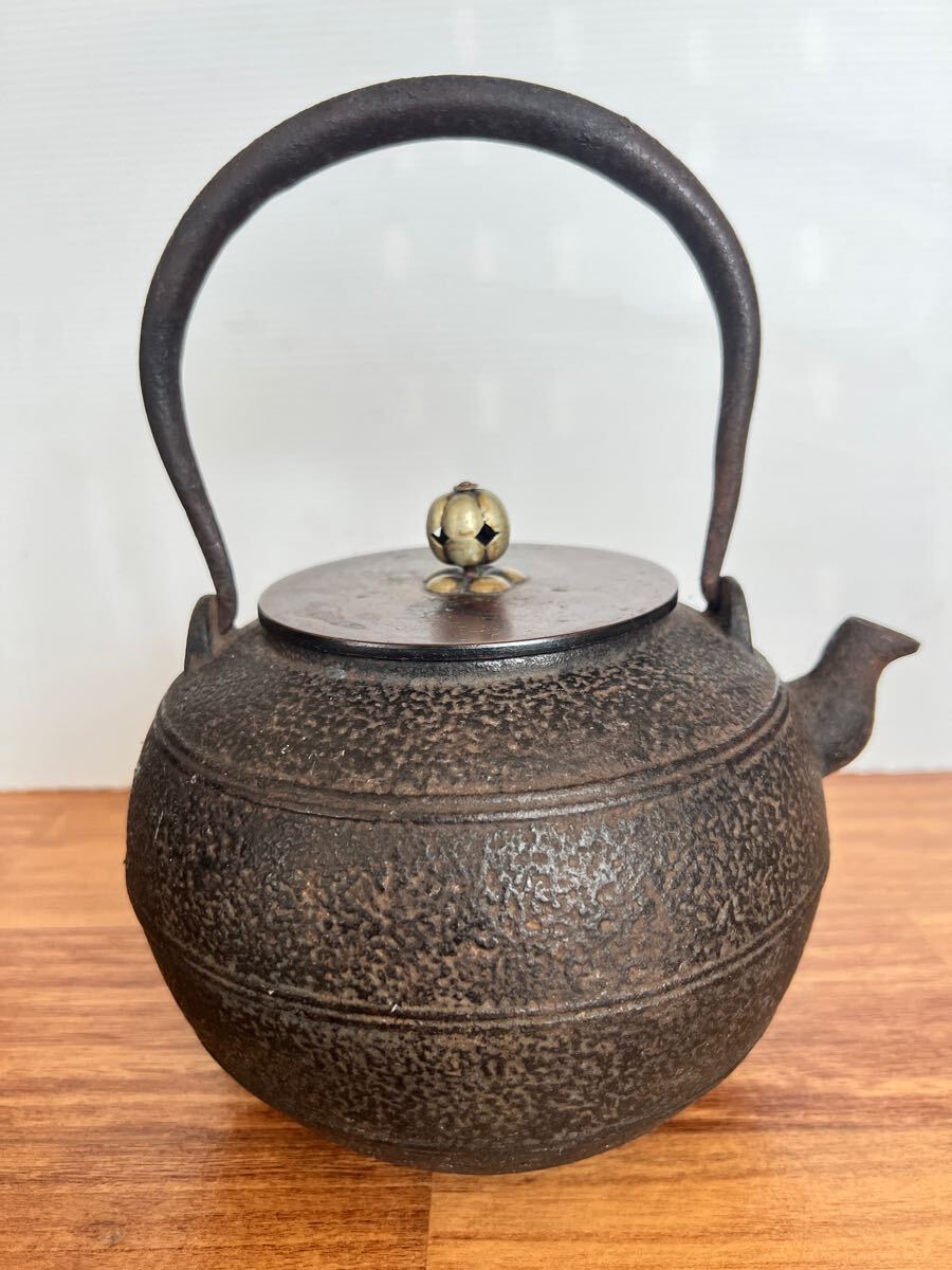 専用出品 龍文堂造 鉄瓶 鉄瓶 龍文堂造 高さ25cm 水漏れなし 骨董品 龍文堂造 鉄瓶 茶器