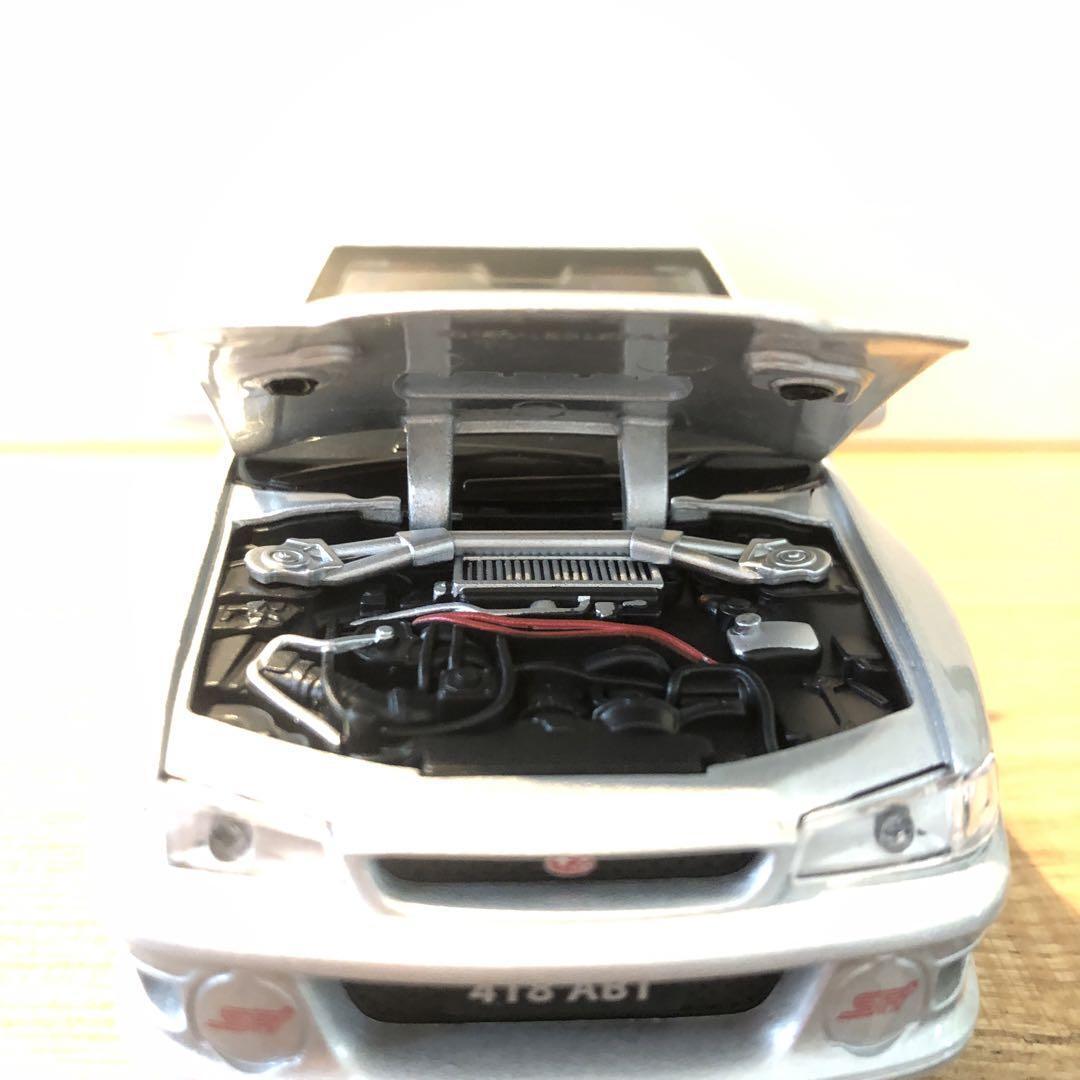 GC8 インプレッサ ミニカー 1/32 スバル WRX インプ シルバー_画像6