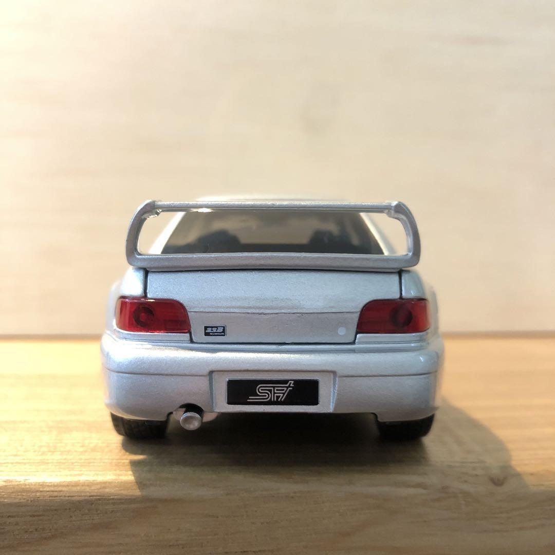 GC8 インプレッサ ミニカー 1/32 スバル WRX インプ シルバー_画像8