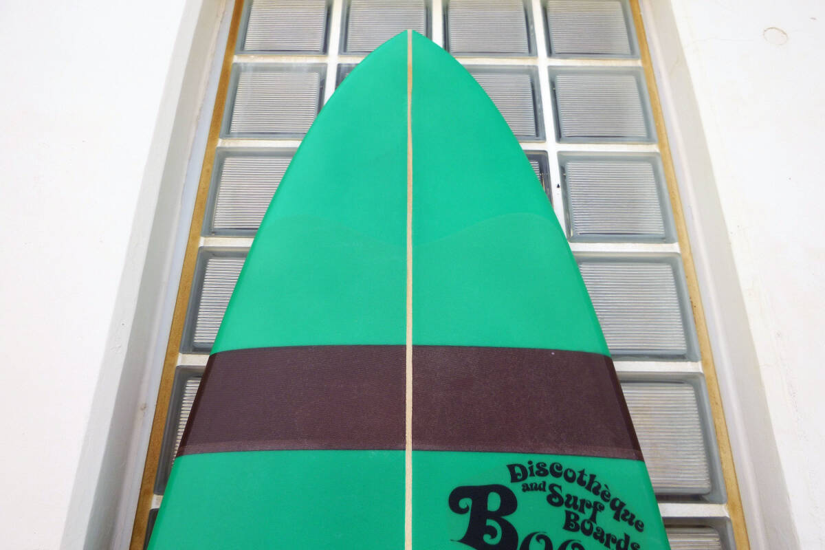 ミッドレングス★7ft2 FCSトライフィン★ワックス不要クリアデッキ_画像3