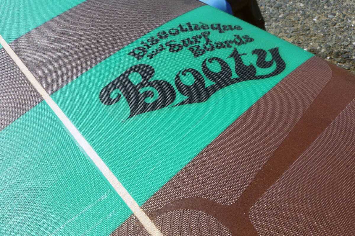 ミッドレングス★7ft2 FCSトライフィン★ワックス不要クリアデッキ_画像6