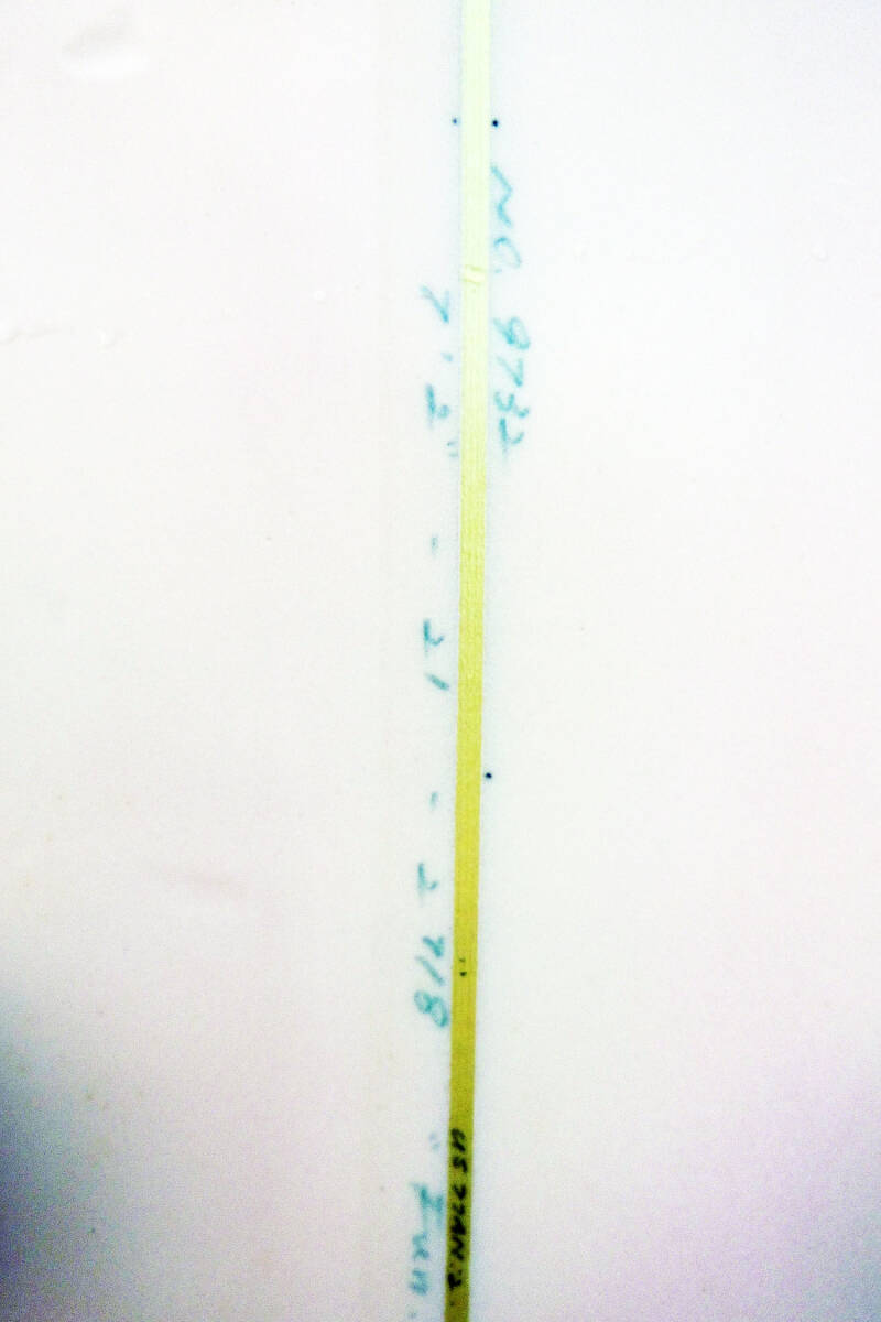 ミッドレングス★7ft2 FCSトライフィン★ワックス不要クリアデッキ_画像10