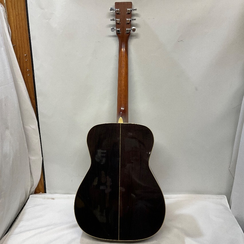 u58071 中古 S.YAIRI OOOサイズ フォークギター ラベルなし ブリッジ浮き_画像2