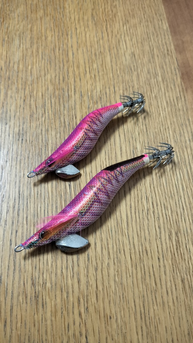 エギ王Q ライブサーチ 廃盤 2.5号 3.0号 ヴァイオレット ピンク 赤テープ RVPA ラトル LIVE_画像2