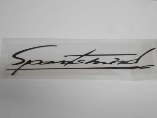 ■■new/ブラックカラー/sports mind /スポーツマインド/人気ステッカー/サイズ(31cm×7cm)■■_画像3