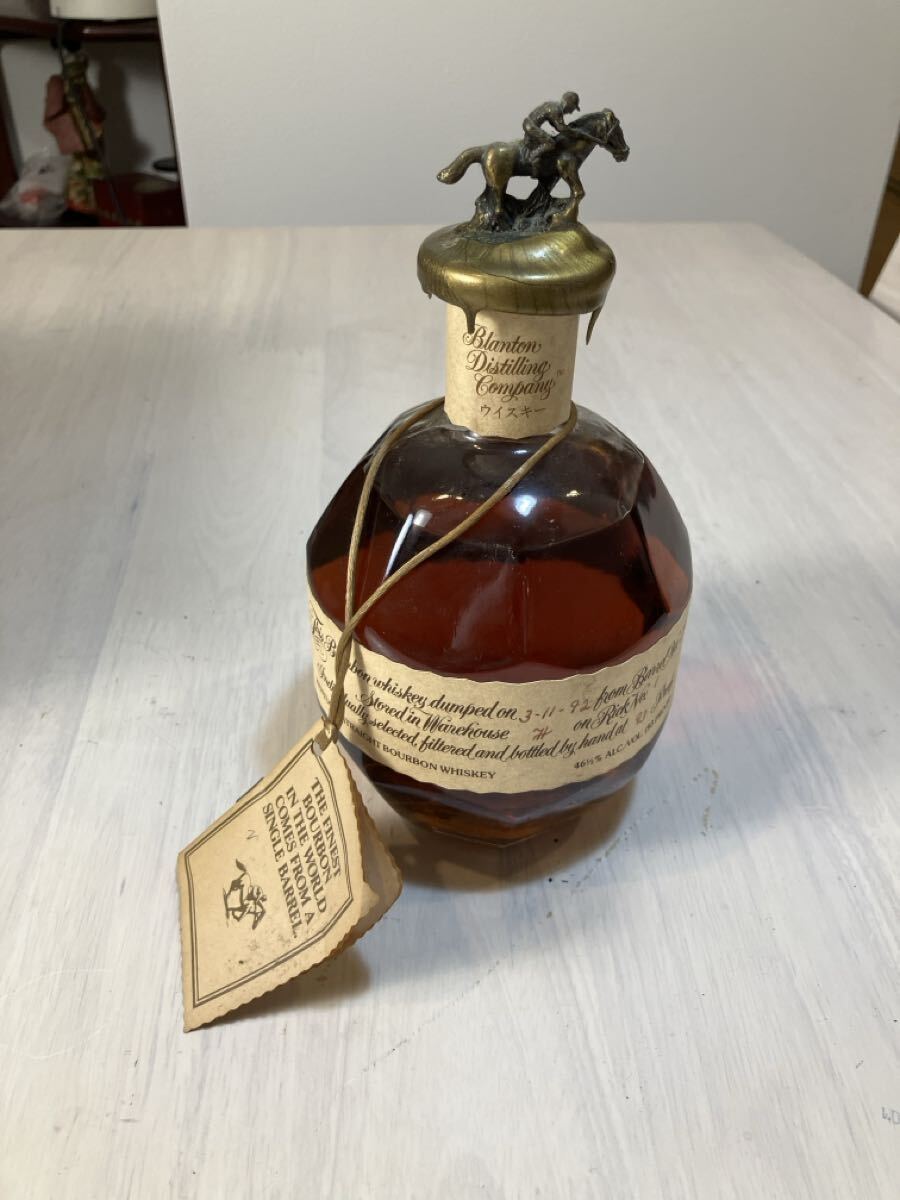□【未開栓】Blanton ブラントン KENTUCKY STRAIGHT BOURBON WHISKEY
