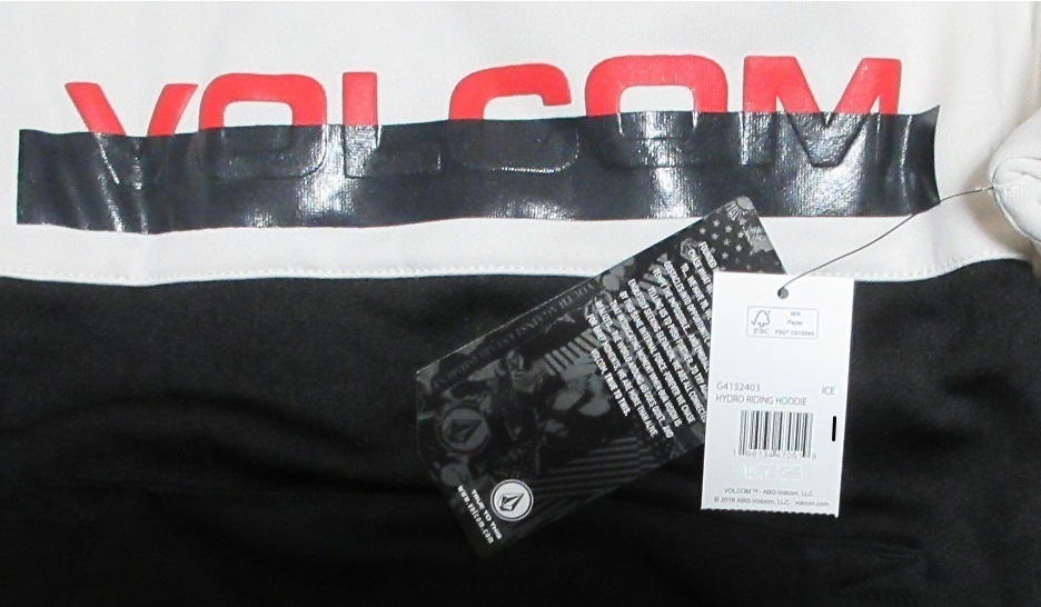 Volcom (ボルコム) 撥水パーカー Hydro Riding Hoodie ICE S,Lサイズ フーディ スノボ スキー G4152403_画像4