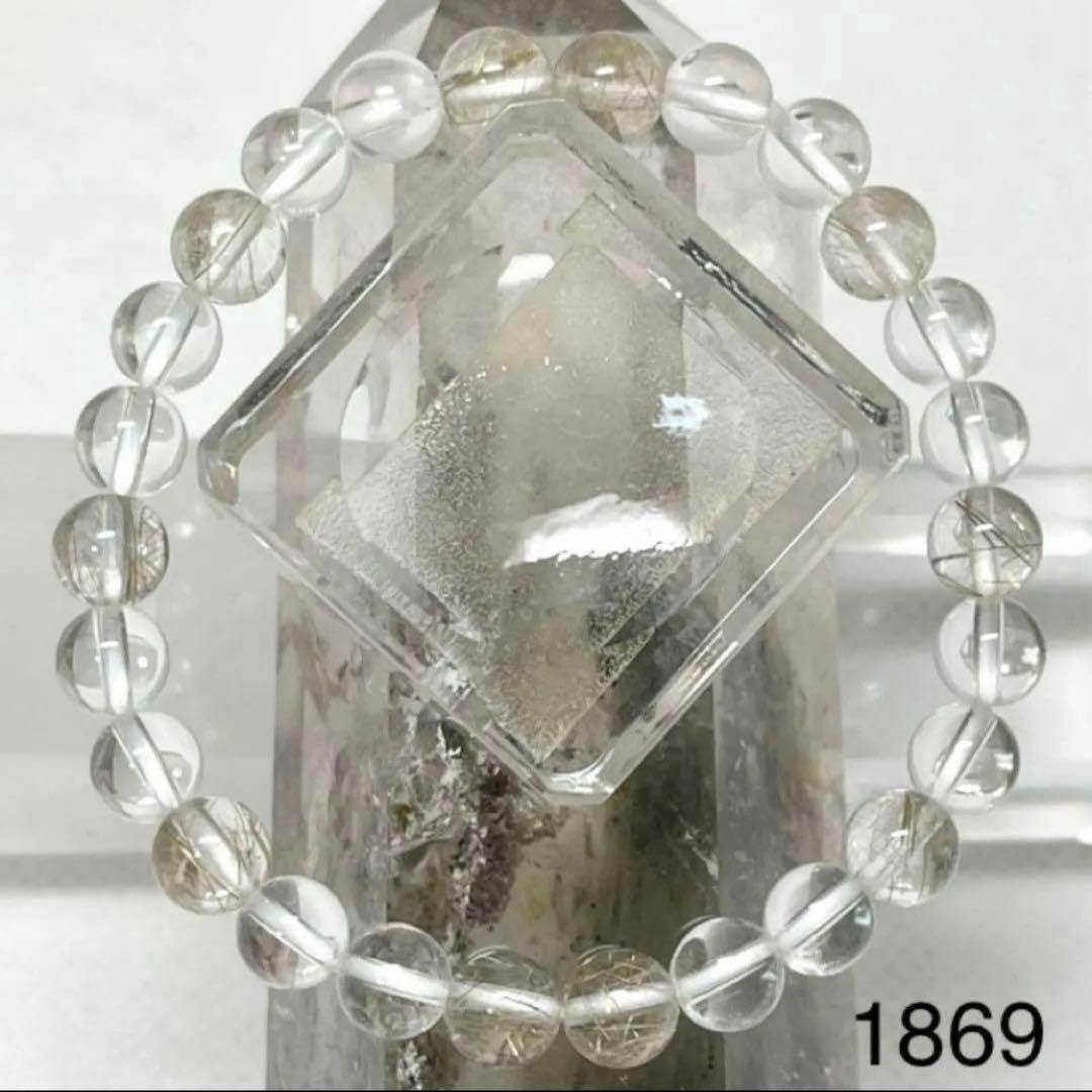 ルチルクオーツ/パワーストーン ルチルクオーツ パワーストーンブレスレット 内径約15cm - メルカリ