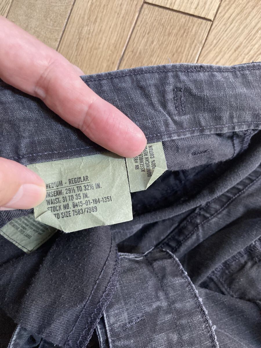 PROPPER 90s COMBAT TROUSERS カーゴパンツ ブラック MEDIUM REGULAR プロッパー_画像5