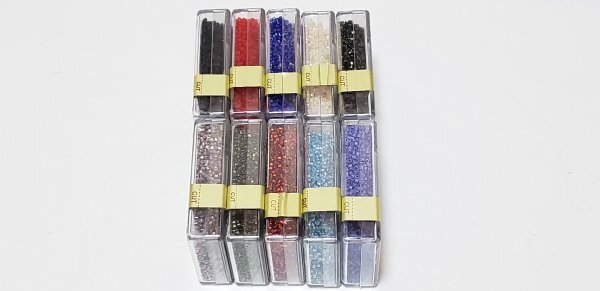 空280　MIYUKI　デリカビーズ　20g角ケース　10ケース　未開封9点と開封1点　お買い得品！_画像5