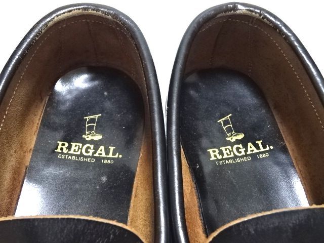 REGAL LEATHER LOAFER size 26cm / リーガル レザーローファー ビジネスシューズ 革靴 メンズ_画像8