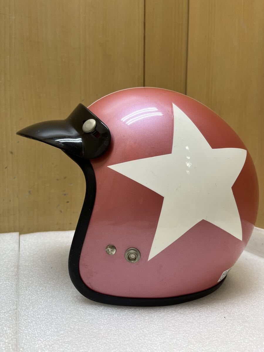 RE6858 當(dāng)時物 DAMMKIDS バイクヘルメット サイズ:Free 51～54cm 現(xiàn)狀品　0818