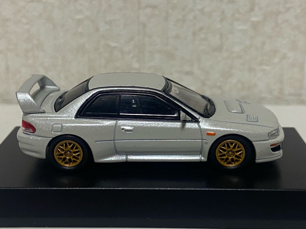 京商 1/64 スバル インプレッサ 22B STIバージョン GC8改 WRX ホワイト KYOSHO SUBARU Impreza _画像4
