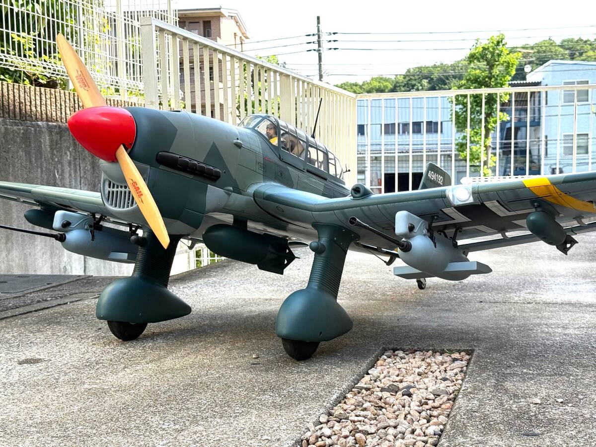 送料無料，お買い得大型スケール機 STUKA JU87 未飛行品 ガソリン 4サイクル 70cc TorqPro TP70-FS V2 6.2hp オプション多数(完成品（エンジン）)｜売買されたオークション情報、yahooの商品情報をアーカイブ公開 - オーク 完成品（エンジン）