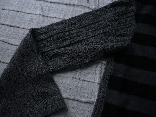 LANVIN en Bleu｜ランバンオンブルー★ウールカーディガン　　グレー_画像3