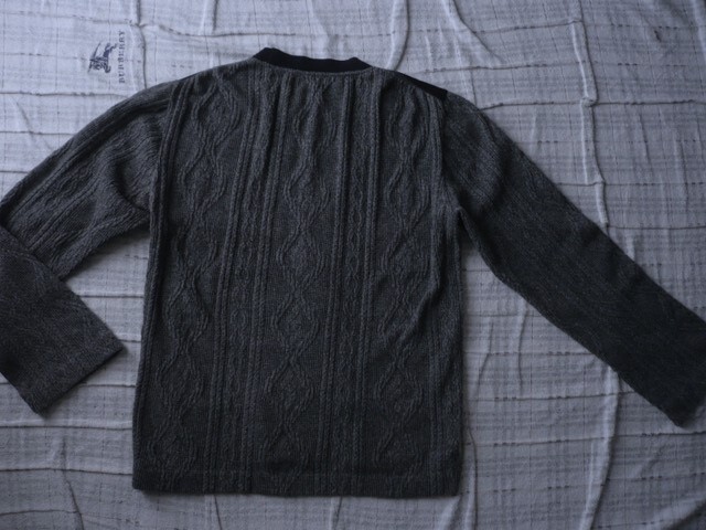 LANVIN en Bleu｜ランバンオンブルー★ウールカーディガン　　グレー_画像4