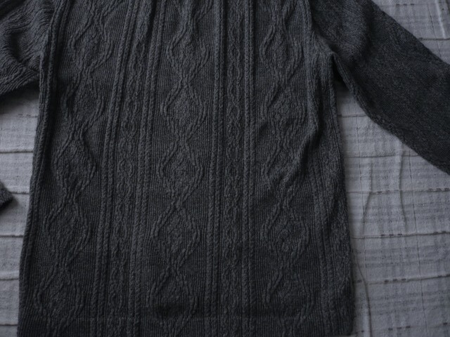 LANVIN en Bleu｜ランバンオンブルー★ウールカーディガン　　グレー_画像5