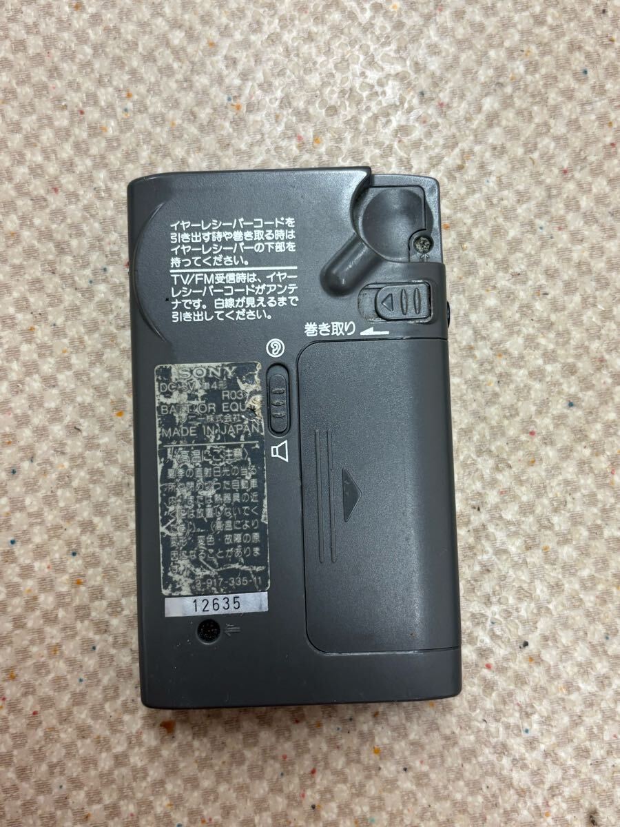 SONY AM FM ポケットラジオ ラジオ AMコンパクトラジオ 訳あり_画像2