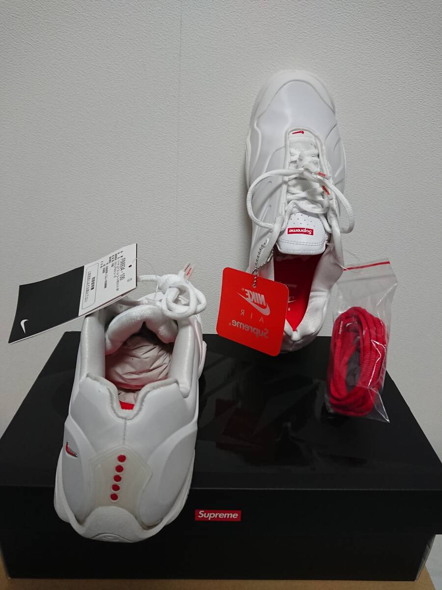 送料無料【白・25㎝】Supreme Nike Courtposite 国内正規 新品未使用 23aw シュプリーム コートポジット スニーカー ナイキ コラボ White_画像6