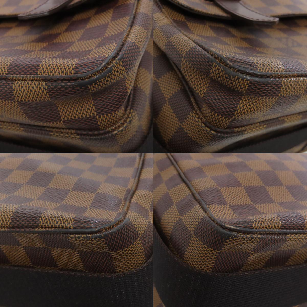 LOUIS VUITTON ルイヴィトン N42270 ブロードウェイ ショルダーバッグ ダミエキャンバス レディース 中古_画像10