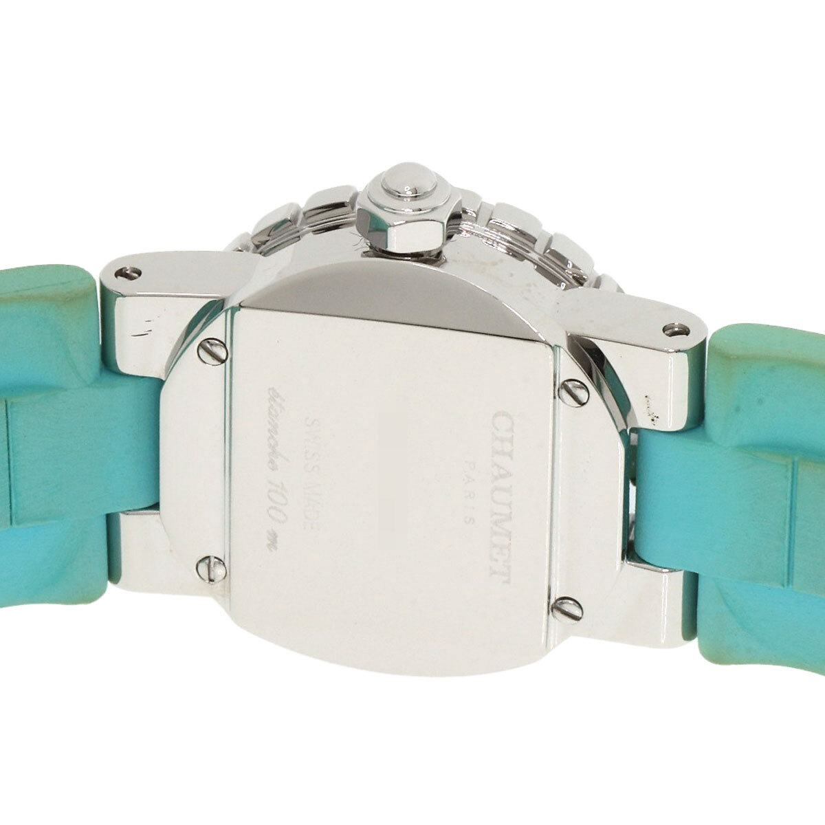 Chaumet ショーメ クラスワン　ダイヤモンド 腕時計 ステンレススチール ラバー レディース 中古