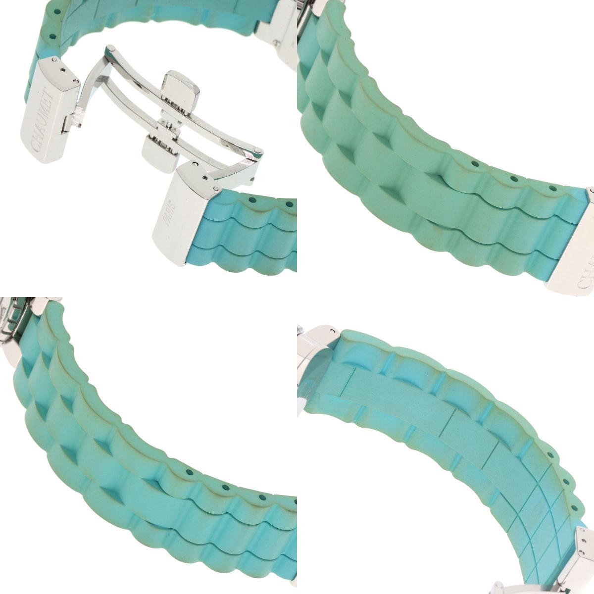 Chaumet ショーメ クラスワン　ダイヤモンド 腕時計 ステンレススチール ラバー レディース 中古