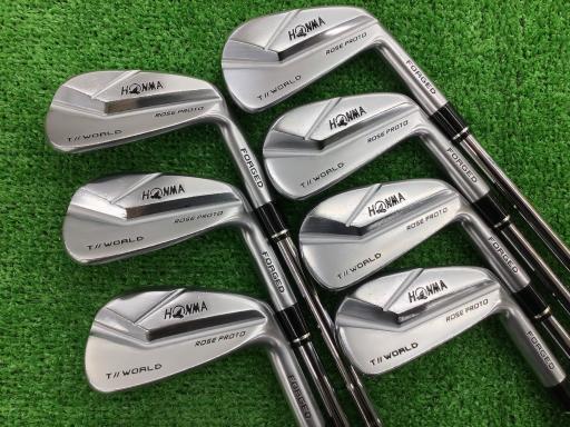 ホンマゴルフ ホンマ ツアーワールド アイアンセット TW-MB ROSE PROTO TOUR WORLD TW-MB ROSE PROTO 8S フレックスS 中古 Cランク