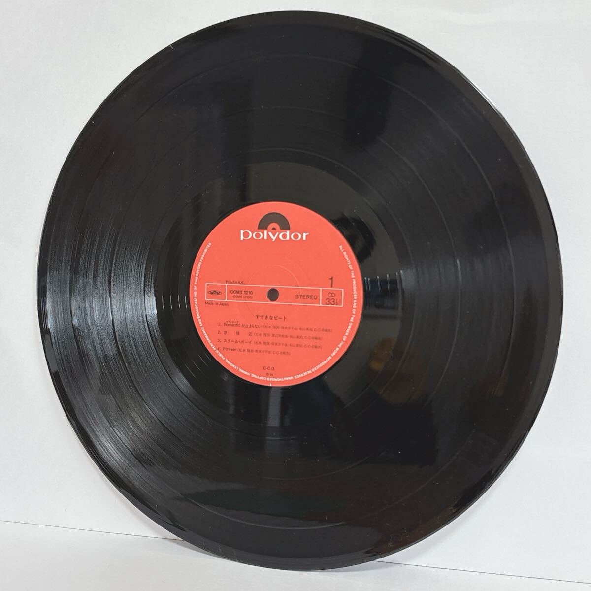 d2289 レコード/LD 帯付き C-C-B すてきなビート 帯付き 