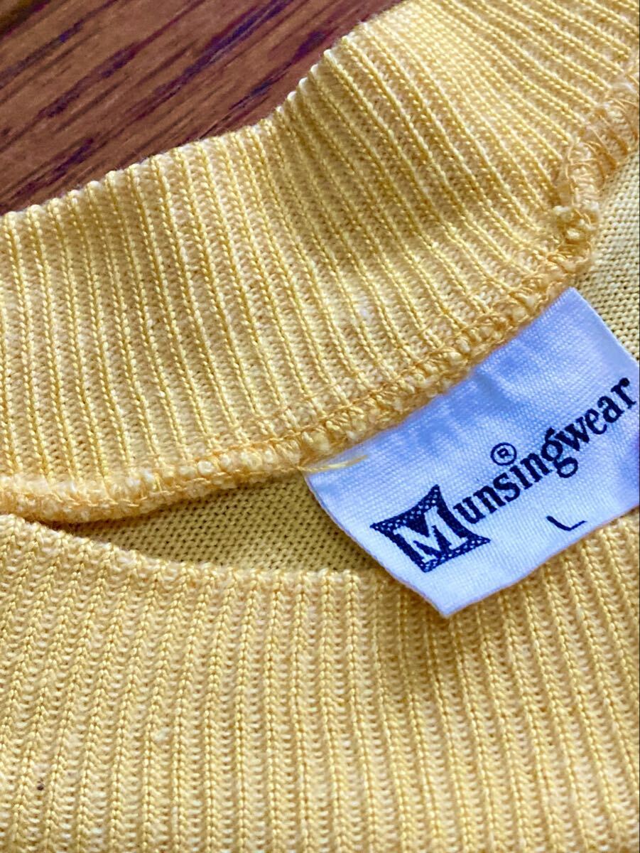 50’s 60’S マンシングウェア ビンテージ レーヨン Tシャツ L USA 検 タウンクラフト ペニーズ アロー キャンパス マクレガー ヘインズ_画像7