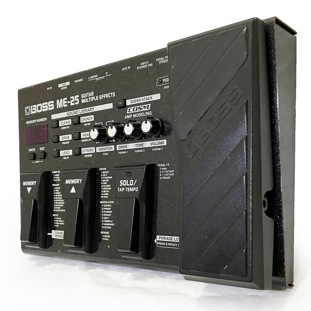【美品】 BOSS ボス ギター用 マルチエフェクター ME-25 BOSS ボス マルチ エフェクター BOSS ME-25 完動品 ギターペダル 小型