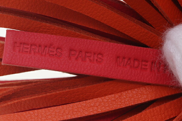 Hermes кольцо для ключей karu men b-gembi задний orange anyo-miro б/у брелок для ключа сумка очарование ключ ключ кисточка