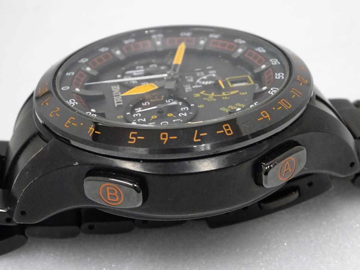 (M-371)EPSON TRUME Epson tu салон наручные часы MB73-UAA0 аналог радиоволны солнечный свет Charge рабочее состояние подтверждено б/у 