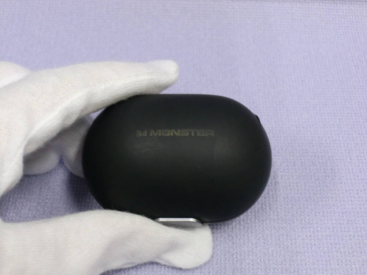 (MM-15)MONSTER モンスター OPENEAR MH22173 ワイヤレス イヤホン イヤフォン イヤーカフ　ブラック 中古_画像1