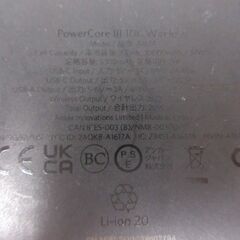 ji(M-801) мобильный аккумулятор ANKER A1617 Qi беспроводной зарядное устройство рабочее состояние подтверждено б/у 