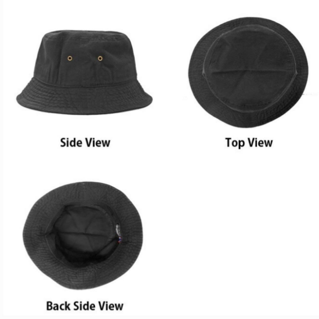 【ニューハッタン】新品未使用 コットン バケットハット 男女兼用 白 ホワイト S/Mサイズ_画像4