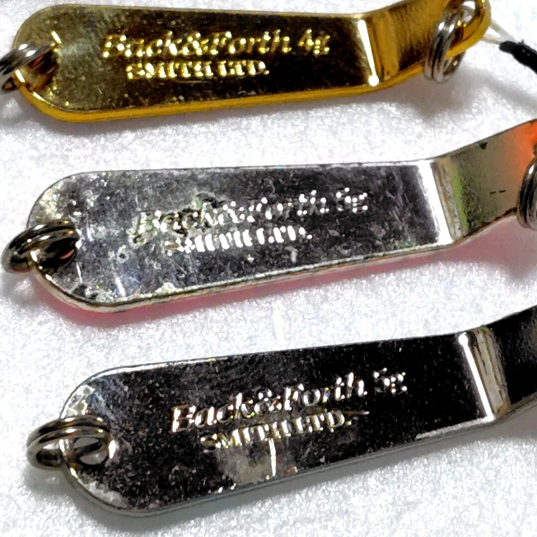 【中古】スミス SMITH バック&フォース 4g 5g 4枚セット 本流 渓流 トラウト ネイティブ サクラマス ニジマス ヤマメ 同梱歓迎 送料180_画像7