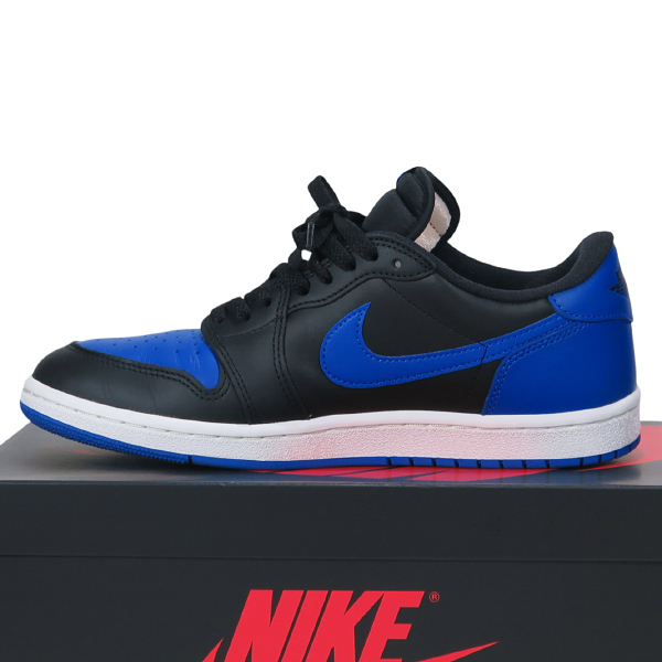 【1000円スタート】 NIKE ナイキ AIR JORDAN 1 LOW 85 エア ジョーダン 1 レトロ ロー 85 ブラック バーシティロイヤル スニーカー 28.5cm_画像5