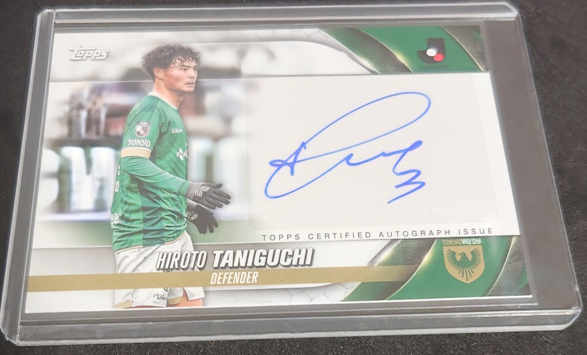 谷口栄斗 東京ヴェルディ 2025 40枚限定 直筆サインカード パックアウト 谷口栄斗 直筆サインカード 谷口栄斗 東京ヴェルディ 2025 40枚