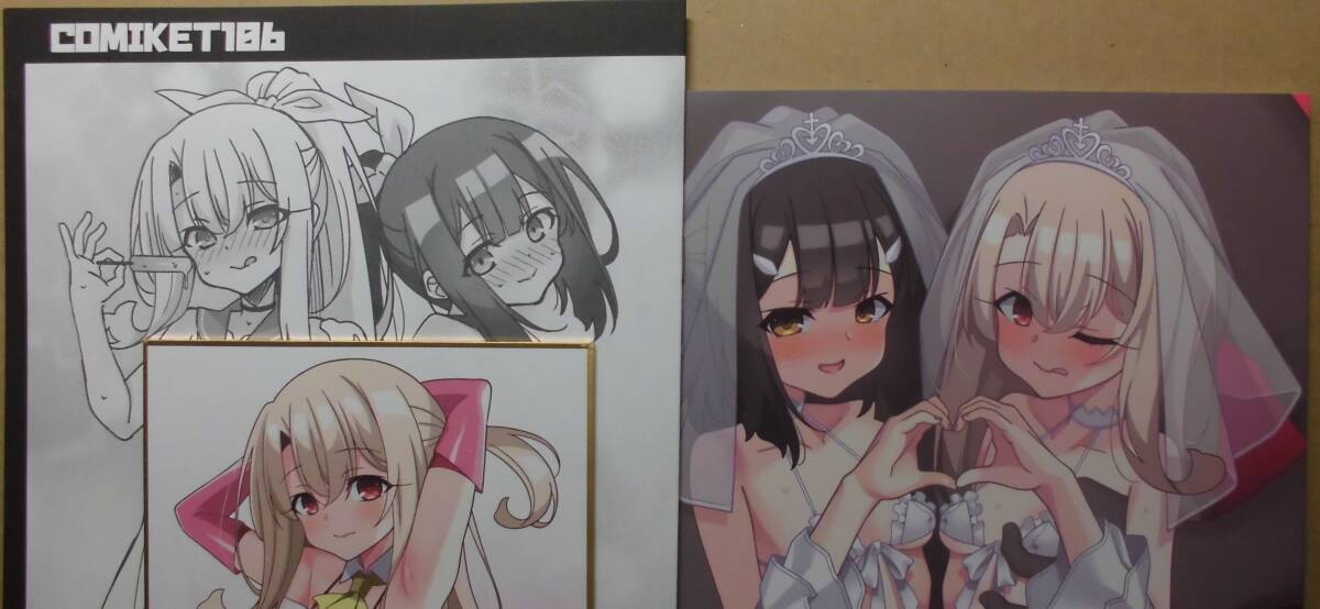 komike106 LemonMaiden(......) новый . prizma *ili Yairi ya прекрасный .3 позиций комплект место проведения ограничение книга@ Mini карточка для автографов, стихов, пожеланий Lemon Maiden C106