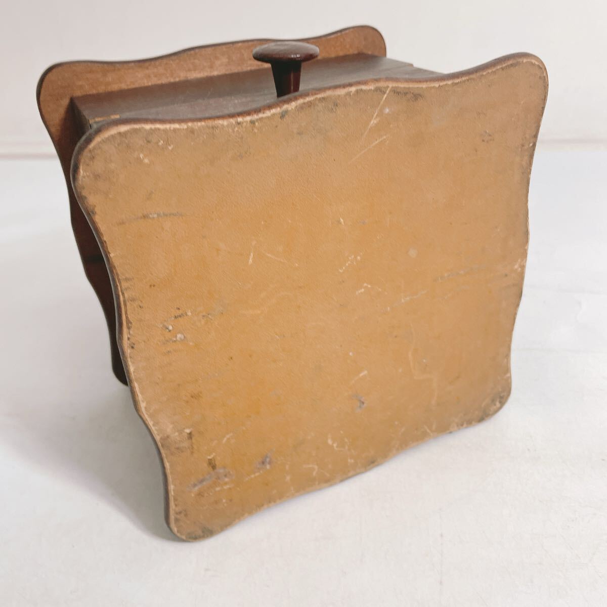 ◆コーヒーミル アンティーク 手動コーヒーグラインダー アンティーク＆木製 ヴィンテージ 鋳鉄ハンドル◆B3-K_画像10