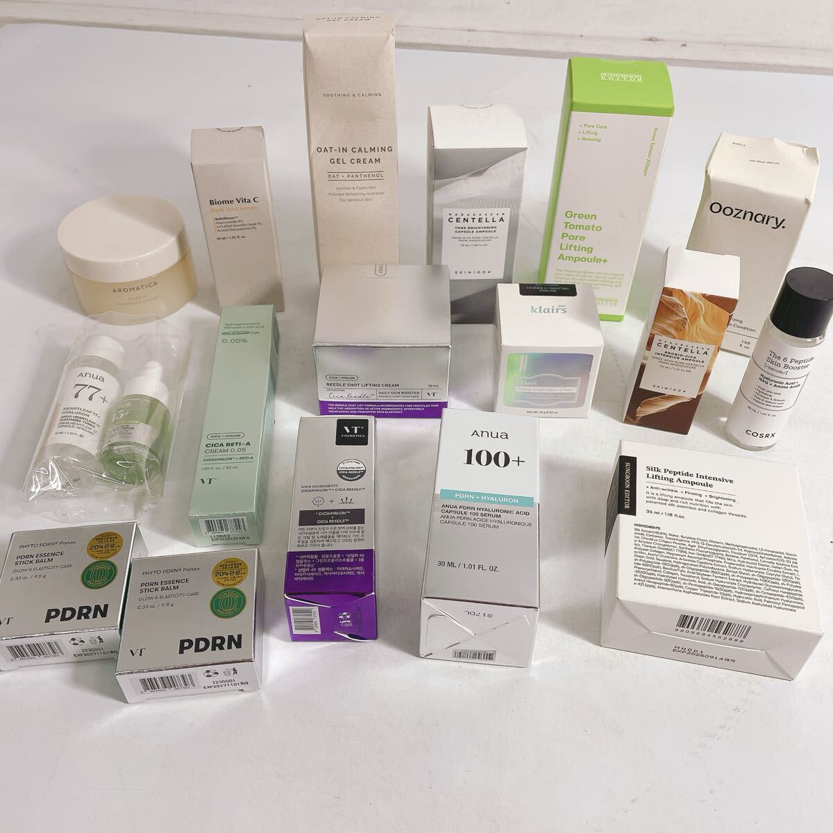 未開封品◆韓国スキンケア 大量まとめ ヒアルロン酸100セラム ジェルクリーム 他 美容品 保管品◆F3-K_画像1