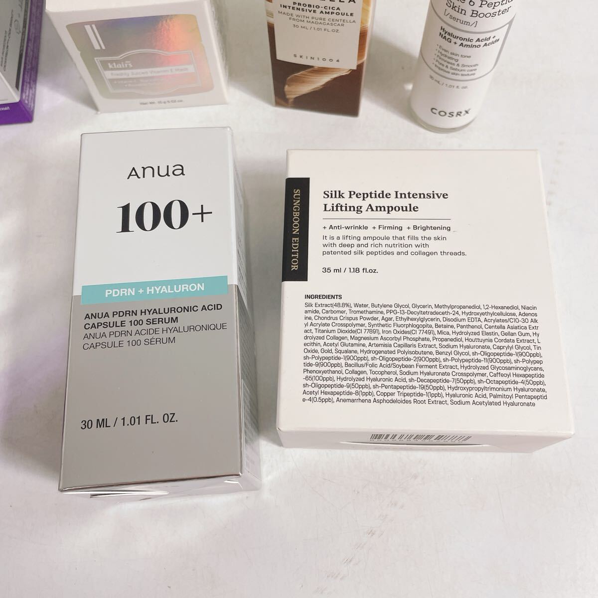 未開封品◆韓国スキンケア 大量まとめ ヒアルロン酸100セラム ジェルクリーム 他 美容品 保管品◆F3-K_画像10