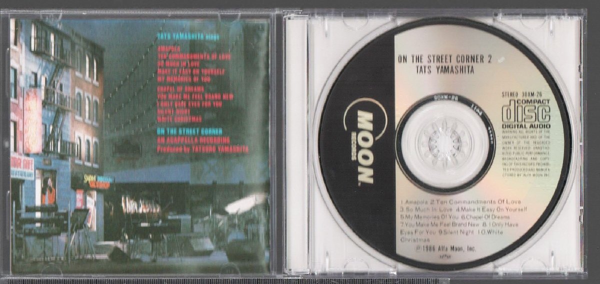 ■山下達郎■アカペラ・アルバム■「ON THE STREET CORNER 2」■♪アマポーラ/SILENT NIGHT♪■旧規格盤■品番:30XM-26■1986/12/10発売■_画像3