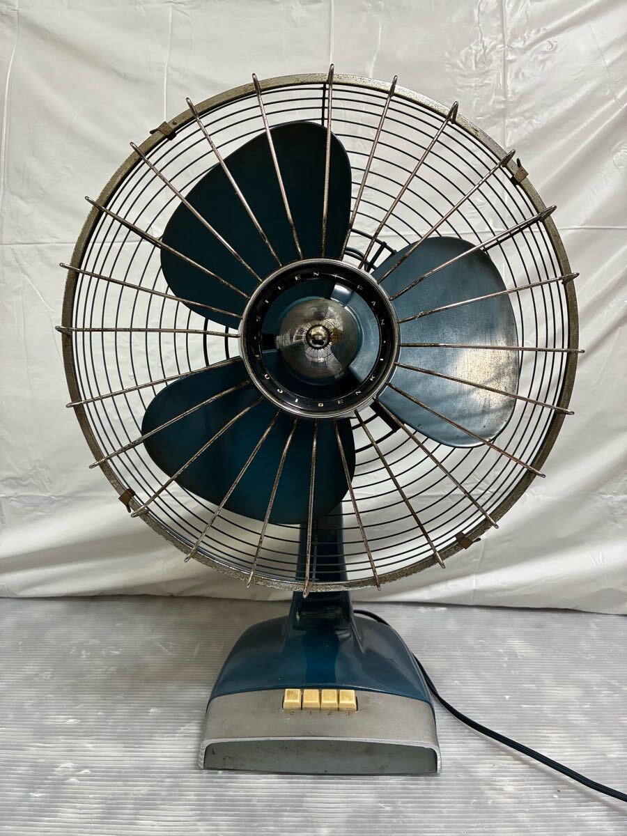 M569 рабочее состояние подтверждено подлинная вещь вентилятор Fuji электро- машина FUJI DENKI SILENT FAN немой вентилятор FKS3061 retro вентилятор 3 крыльев Showa Retro античный 